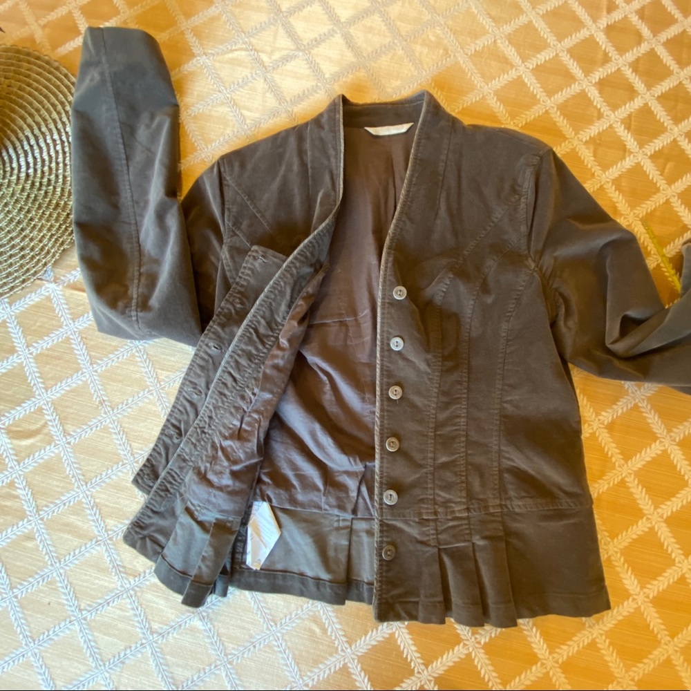 Unique fitted corduroy jacket bought in France